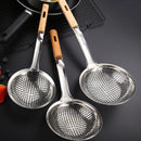 Axyaa Stainless Steel Colander Hot Pot Spoon Pasta Filter French Fries Skimmer
