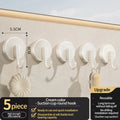 Axyaa Multi-Purpose Adhesive Coat Key Kitchen Storage Hook Rack