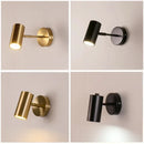 Axyaa Modern Gold LED Wall Lamp - Adjustable Indoor Lighting Sconces for Living Room