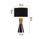 Axyaa Minimalist Iron Desk Lamp LED Lights