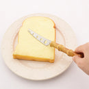 Axyaa Bamboo Cheese Knives Set - Stainless Steel Cutlery for Cheese-Lovers