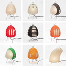 Axyaa Noguchi Designer Vertical Paper Carved Floor Lamp for Living Room & Study Room