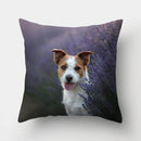 Dog Pattern Cushion Cover for Home Decor by Axyaa