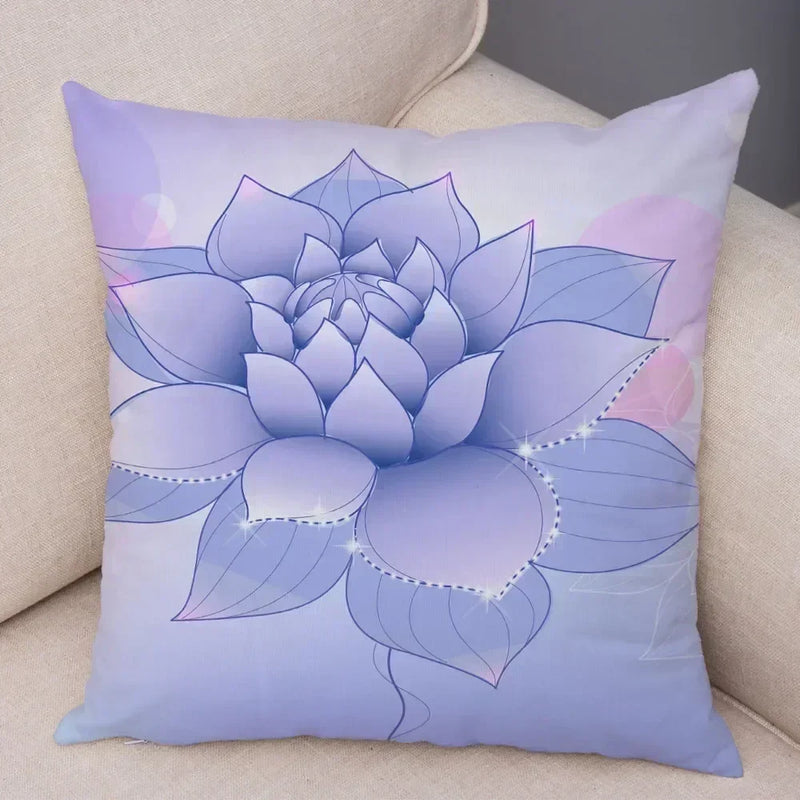 Axyaa Geometric Flower Print Pillowcase Collection