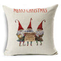 Christmas Santa Claus Pillowcase: Axyaa Linen Decoration for Car Sofa 45cm * 45cm