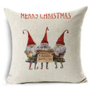 Christmas Santa Claus Pillowcase: Axyaa Linen Decoration for Car Sofa 45cm * 45cm
