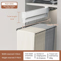 Axyaa Aluminum Sliding Pants Rack - Wall-mounted Wardrobe Organizer & Drying Holder