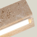 Axyaa Yellow Cave Stone Sconce Light - Antique Style for Bedside, Study, Corridor, Outdoor
