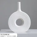 Axyaa Striped Vase Silicone Mold for Resin, Concrete, Gypsum - Geometric Flowerpot Ornament