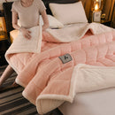 Axyaa Winter Velvet Blanket | Cozy & Weighted | Single/Double Bed Size