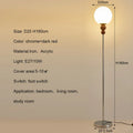 Axyaa Glass Ball LED Floor Lamp for Living Room, Bedroom, Study - Modern Home Decor Lighting