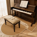 Axyaa Piano Insulation Mat Set Solid Color Irregular Creative Rug Easy Care Rugs