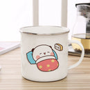 Milk Mocha Bear Enamel Cup - Axyaa Cute Animal Couple Gift