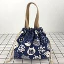 Axyaa Canvas Bento Box Handbag for On-the-Go Meals and Snacks