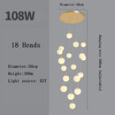 Axyaa Modern LED Stairs Chandelier for Dining Room Living Room Decor Lighting