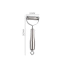 Axyaa Stainless Steel Vegetable Fruit Peeler Grater Knife - Kitchen Gadget