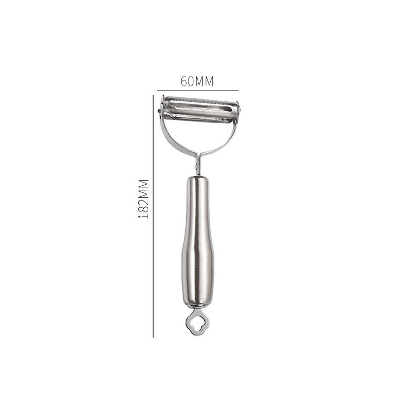 Axyaa Stainless Steel Vegetable Fruit Peeler Grater Knife - Kitchen Gadget