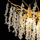 Axyaa Crystal Chandeliers: Luxury Lighting Fixture for Home, Villa, Living & Dining Room
