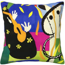 Vibrant Figures Pattern Pillow Covers by Axyaa - Ideal for Sofa, Bedroom, Car