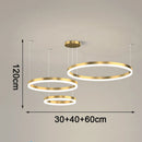 Axyaa LED Chandeliers | Modern Dining Room Pendant Light | Indoor Ceiling Lamp