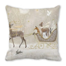 Axyaa Merry Christmas Pillowcase Cushion Cover for Festive Home Decor