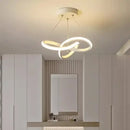 Axyaa Tricolor Metal Chandelier Luxury LED Pendant Light