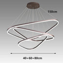 Axyaa LED Chandelier Pendant Lamp for Dining Room | Modern Hanging Ceiling Light