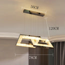 Axyaa Crystal Chandelier Pendant Light for Living Room Dining Room Ceiling Lighting