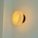 Axyaa Marble LED Wall Lamp Black Gold Copper Sconce Natrual Stone