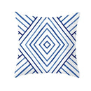 Axyaa Geometric Cushion Cover: Stylish Home Decor Pillowcase - Soft Polyester Fabric