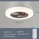 Axyaa Smart Ceiling Fan Light with Retractable Blades - Silent & Colorful