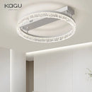 Axyaa LED Ring Chandelier Remote Control Ceiling Lamp for Home Décor