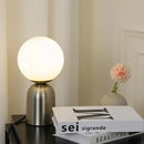 Axyaa Glass Ball Bedside Lamp - Nordic Modern Round Table Light