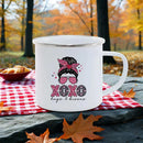 Axyaa Love Enamel Mug Set - Romantic Couples Coffee Cups