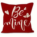 Axyaa Red Love Pattern Pillowcase for Home Sofa Decoration