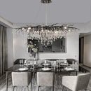 Axyaa Crystal Raindrop Chandelier - Nordic High-End Luxury Pendant Light