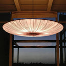 Axyaa Nordic Cloth Chandelier Lotus Leaf Hanging Lamp Indoor LED Lighting