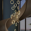 Axyaa Nordic Luxury LED Chandelier for Dining Room, Living Room, and Stairs