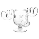 Axyaa Christmas Elk Glass Cup | Cute Reindeer Mug for Hot & Cold Drinks