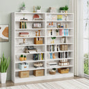Axyaa 9 Tier Modern Bookcase, 71" Freestanding Display Shelf and Storage Cabinet