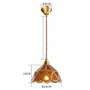 Axyaa Glass LED Pendant Lamp: Nordic Modern Home Indoor Lighting, Copper Hanglamp