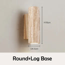 Axyaa Wabi Sabi Limestone Wall Light Sconce LED Lighting for Bedroom Living Room