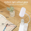 Axyaa Rechargeable LED Desk Lamp with Fan, Clock Display - Study & Reading Light