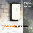 Axyaa LED Wall Light Motion Sensor Outdoor Waterproof Modern Home Garden Fixture