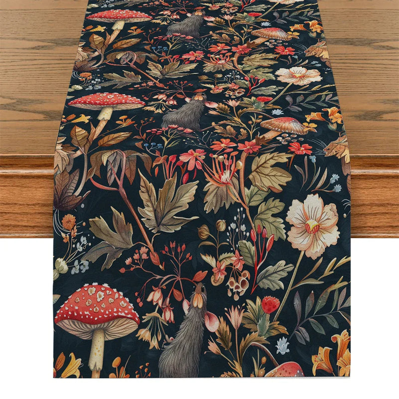 Axyaa Bohemia Table Runner Kitchen Dining Decoration Runner for Indoor Outdoor Home