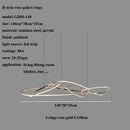 Axyaa Rose Gold Irregular Rings LED Chandeliers - Modern Living Room Pendant Lights