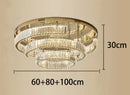 Axyaa Crystal Chandeliers: Modern LED Ceiling Lighting for Living Room