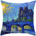Axyaa French Landscape Pillowcase: Custom European-style Cushion Cover for Home Decor
