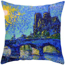 Axyaa French Landscape Pillowcase: Custom European-style Cushion Cover for Home Decor