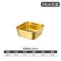 Axyaa Stainless Steel Mixing Bowl Strainer Colander Vegetable Washing Basin